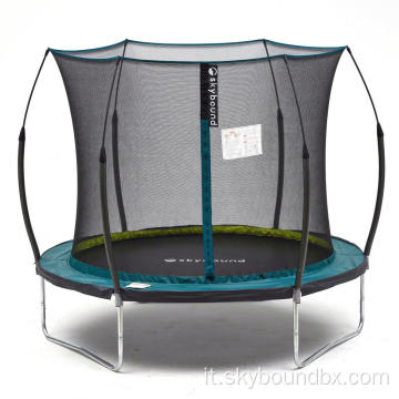 8ft Recreational Trampoline Double Blue